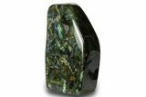 Flashy Free-Standing Polished Labradorite - Madagascar #372712-2